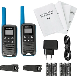 Рация Decross DC63 (комплект из 2 раций, DC6314104302000)