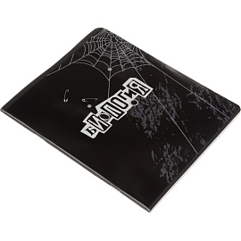 Тетрадь предметная по биологии №1 School Панк А5 48 листов с рисунком в клетку, УФ-сплошной глянцевый лак