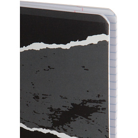 Тетрадь предметная по геометрии №1 School Панк А5 48 листов с рисунком в клетку, УФ-сплошной глянцевый лак