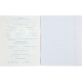 Тетрадь предметная по физике №1 School Панк А5 48 листов с рисунком в клетку, УФ-сплошной глянцевый лак