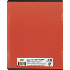 Тетрадь предметная по географии №1 School Аниме А5 48 листов с рисунком в клетку, TWIN лак