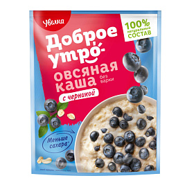 Каша Увелка овсяная с черникой 20 штук по 40 г