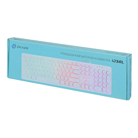 Клавиатура проводная Oklick 420MRL (1091227)