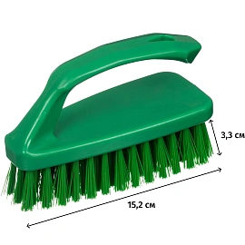 Щетка Haccper средней жесткости 152.5х64.9 мм зеленая