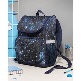 Ранец №1 School Вox Cозвездия черный с одним отделением