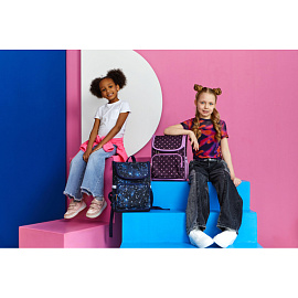 Ранец №1 School Вox Cозвездия черный с одним отделением