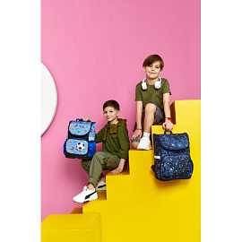 Ранец №1 School Вox Cозвездия черный с одним отделением