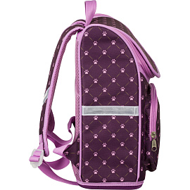 Ранец №1 School Вox Лапки фиолетовый с одним отделением