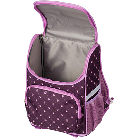 Ранец №1 School Вox Лапки фиолетовый с одним отделением