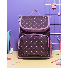 Ранец №1 School Вox Лапки фиолетовый с одним отделением