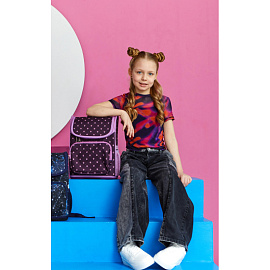 Ранец №1 School Вox Лапки фиолетовый с одним отделением