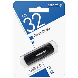 Флешка USB 2.0 32 ГБ Smartbuy Scout (SB032GB2SCK)