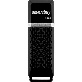 Флешка USB 2.0 64 ГБ Smartbuy Quartz (SB64GBQZ-K)