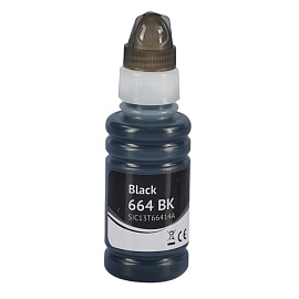 Чернила Sakura C13T66414A 664 BK для Epson черные совместимые