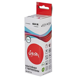 Чернила Sakura C13T66434A 664 M для Epson пурпурные совместимые