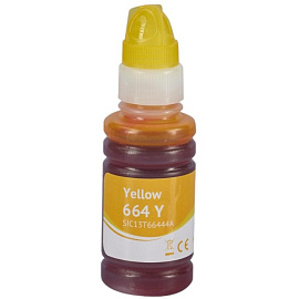 Чернила Sakura C13T66444A 664 Y для Epson желтые совместимые