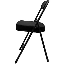 Стул складной РС 04 кант черный (искусственная кожа)