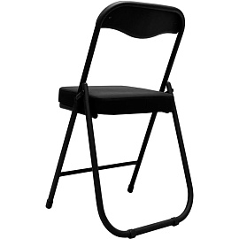 Стул складной РС 04 кант черный (искусственная кожа)