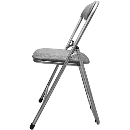 Стул складной РС 04 серый/серебро (ткань)