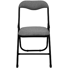 Стул складной РС 04 серый/черный (ткань)