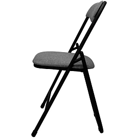 Стул складной РС 04 серый/черный (ткань)