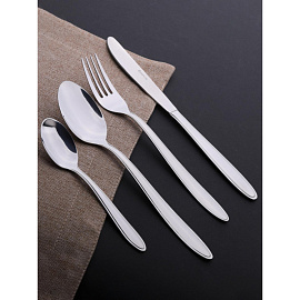 Ложка чайная Luxstahl Vinci (кт0269) 13.1 см нержавеющая сталь (12 штук в упаковке)