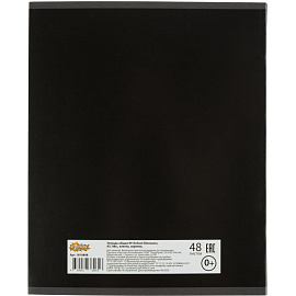 Тетрадь общая №1 School Dinosaurs А5 48 листов в клетку на скрепке обложка с рисунком ВД-лак