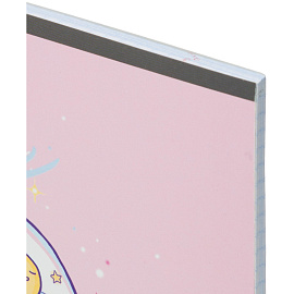 Тетрадь общая №1 School Нежность А5 48 листов в клетку на скрепке обложка с рисунком ВД-лак