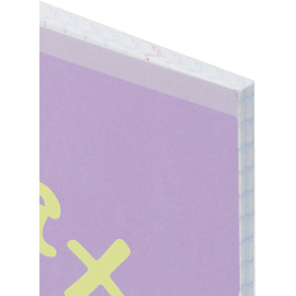 Тетрадь общая Avocat А5 48 листов в клетку на скрепке обложка фиолетовая ВД-лак