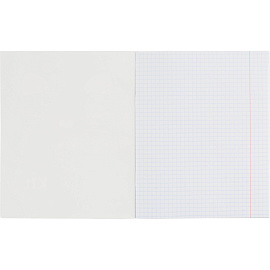 Тетрадь общая Kitty А5 48 листов в клетку на скрепке обложка черная ВД-лак