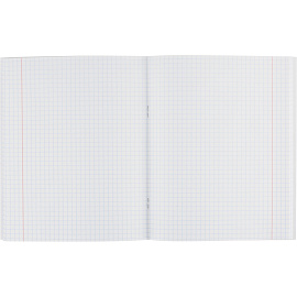 Тетрадь общая Kitty А5 48 листов в клетку на скрепке обложка черная ВД-лак