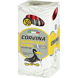 Ручка шариковая неавтоматическая Corvina 51 Classic красная (толщина линии 0,7 мм) фото Ручка шариковая неавтоматическая Corvina 51 Classic красная (толщина линии 0,7 мм)