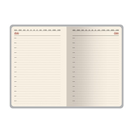 Ежедневник недатированный Bruno Visconti Waltz искусственная кожа А5 136 листов чёрный (чёрный обрез)