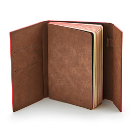 Ежедневник недатированный Bruno Visconti Waltz искусственная кожа А5 136 листов чёрный (чёрный обрез)