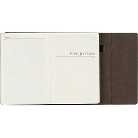 Ежедневник недатированный Bruno Visconti Waltz искусственная кожа А5 136 листов чёрный (чёрный обрез)