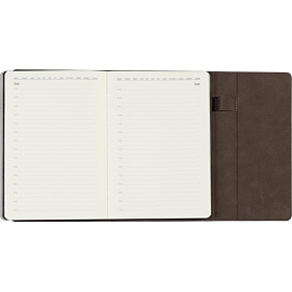 Ежедневник недатированный Bruno Visconti Waltz искусственная кожа А5 136 листов чёрный (чёрный обрез)