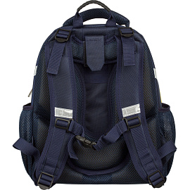 Ранец Комус класс Basic Iron Bird синий с двумя отделениями