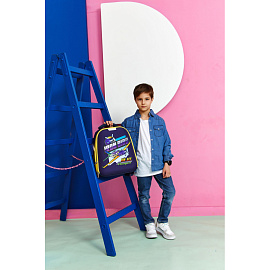 Ранец Комус класс Basic Iron Bird синий с двумя отделениями