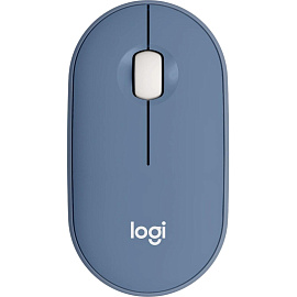 Мышь беспроводная Logitech M350 синяя (910-006655)