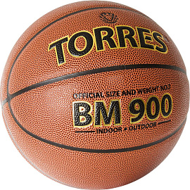 Мяч баскетбольный Torres BM900 №7 коричневый фото Мяч баскетбольный Torres BM900 №7 коричневый