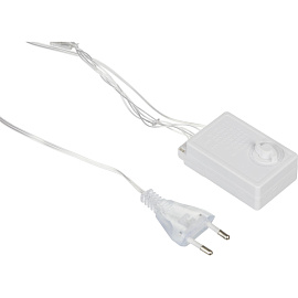 Электрогирлянда холодный белый свет 2х3 м