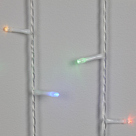 Электрогирлянда разноцветный свет 100 ламп 6 м