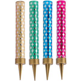 Набор свечей фонтан для торта Максем 10 см (4 штуки в упаковке)