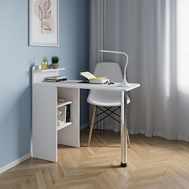 Стол компьютерный раскладной Сокол СП-19 (белый, 446х312х916 мм)