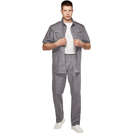 Костюм для клининга У26-КБР серый (размер 48, рост 174-182) фото Костюм для клининга У26-КБР серый (размер 48, рост 174-182)
