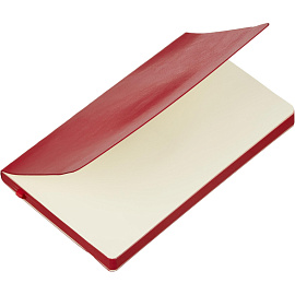 Ежедневник недатированный Attache Flex искусственная кожа Soft Touch А5 136 листов красный с фиксирующей резинкой (красный обрез)