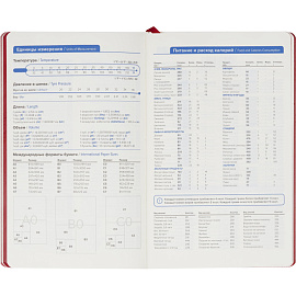 Ежедневник недатированный Attache Flex искусственная кожа Soft Touch А5 136 листов красный с фиксирующей резинкой (красный обрез)