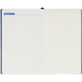 Ежедневник недатированный Attache Flex искусственная кожа Soft Touch А5 136 листов синий с фиксирующей резинкой (синий обрез)