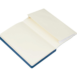 Ежедневник недатированный Attache Flex искусственная кожа Soft Touch А5 136 листов синий с фиксирующей резинкой (синий обрез)