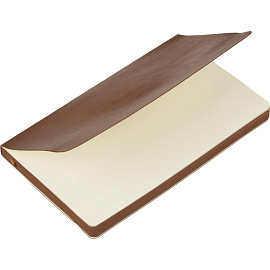 Ежедневник недатированный Attache Flex искусственная кожа Soft Touch А5 136 листов коричневый с фиксирующей резинкой (коричневый обрез)